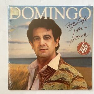 Placido Domingo My Life for a Song Vintage Vinyl Record